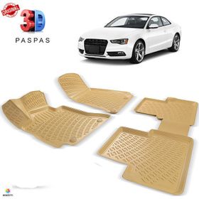Audi A5 2007-2015 Bej 3D Havuzlu Paspas