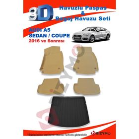 Audi A5 2016 ve Sonrasi Bej Paspas ve Bagaj Havuzu