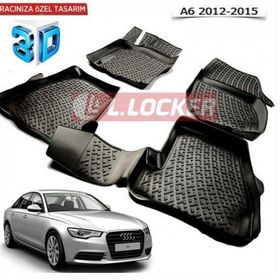 Audi A6 2011-2014 3D Havuzlu Paspas