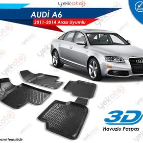 Audi A6 2011-2014 3D Havuzlu Paspas