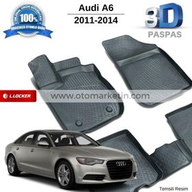 Audi A6 2011-2014 3D Havuzlu Paspas