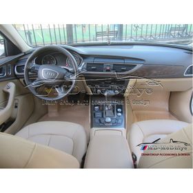Audi A6 2011-2014 Bej 3D Havuzlu Paspas