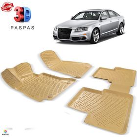 Audi A6 2011-2014 Bej 3D Havuzlu Paspas