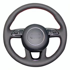 Audi A7 13-15 Uyumlu Araca Özel Deri Direksiyon Kılıfı