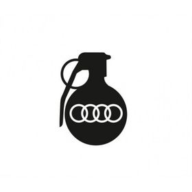 Audi Araba tampon El Bombası Yapıştırma Sticker