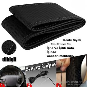 Audi Q1 Siyah Direksiyon Kılıfı