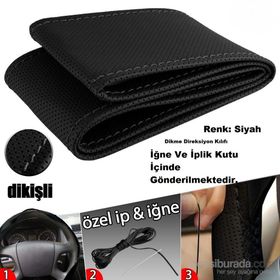 Audi Q1 Siyah Direksiyon Kılıfı