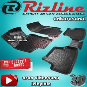 Audi Q2 2015 Sonrası Siyah 3D Havuzlu Paspas