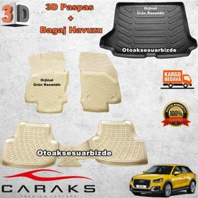 Audi Q2 2016-2019 3D Bagaj Havuzu