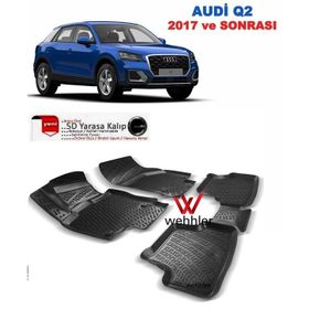 Audi Q2 2017 Model 3D Havuzlu Paspas