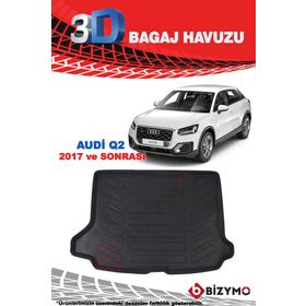 Audi Q2 2017 Sonrası 3d Bagaj Havuzu
