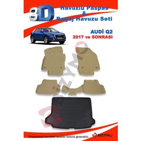 Audi Q2 2017 ve Sonrası Bej Paspas ve Bagaj Havuzu