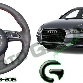 Audi Q3 Siyah Direksiyon Kılıfı