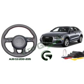Audi Q3 Siyah Direksiyon Kılıfı