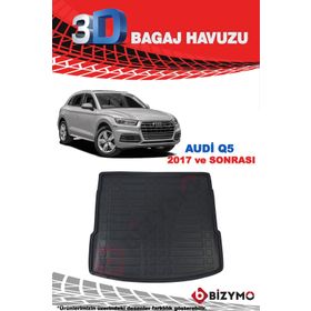 Audi Q5 2017 Sonrası 3d Bagaj Havuzu