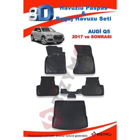 Audi Q5 2017 ve Sonrası Paspas ve Bagaj Havuzu