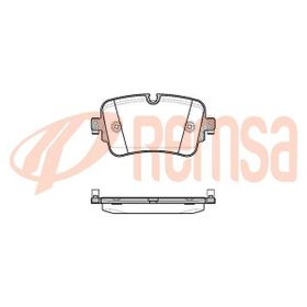 Audi Q7 2006/2014 Arka Fren Balatası