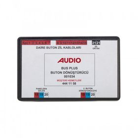 Audio 001034 Dijital Panel Buton Dönüştürme Modülü