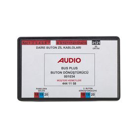 Audio 001034 Dijital Panel Buton Dönüştürme Modülü