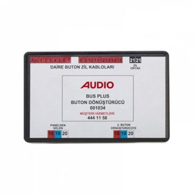 Audio 001034 Dijital Panel Buton Dönüştürme Modülü