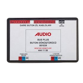 Audio 001034 Dijital Panel Buton Dönüştürme Modülü