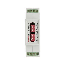 Audio 001802PT-B Akıllı Ev Sistemi Pano Tipi 2'li Lamba Modülü