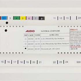 Audio 002282 ES 102 Kapıcısız, Çift Zilli Santral