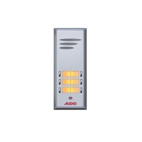 Audio 004849 6'lı Basic Serisi Çift Butonlu Zil Paneli