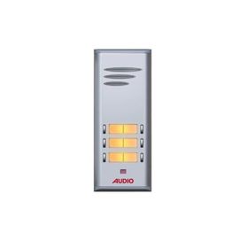 Audio 004849 6'lı Basic Serisi Çift Butonlu Zil Paneli