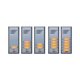 Audio 004849E02 Basic 2'li Çift Sıra Hoparlörlü Zil Paneli