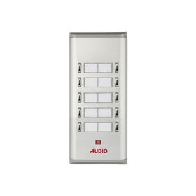 Audio 004851 10'lu K Basic Serisi Yan Sıra Çift Butonlu Zil Paneli