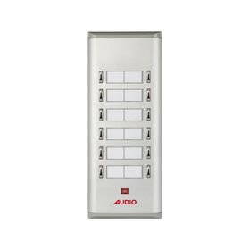Audio 004851 12'li K Basic Serisi Yan Sıra Çift Butonlu Zil Paneli