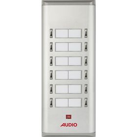 Audio 004851 12'li K Basic Serisi Yan Sıra Çift Butonlu Zil Paneli