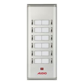 Audio 004851 12'li K Basic Serisi Yan Sıra Çift Butonlu Zil Paneli