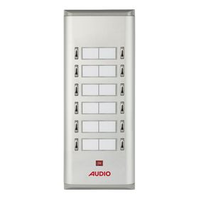 Audio 004851 12'li K Basic Serisi Yan Sıra Çift Butonlu Zil Paneli