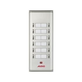 Audio 004851 12'li K Basic Serisi Yan Sıra Çift Butonlu Zil Paneli