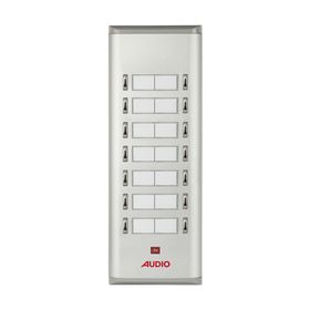 Audio 004851 14'lü K Basic Serisi Yan Sıra Çift Butonlu Zil Paneli