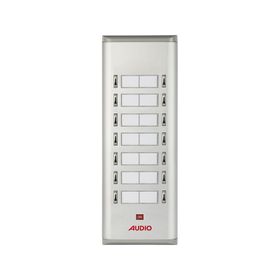 Audio 004851 14'lü K Basic Serisi Yan Sıra Çift Butonlu Zil Paneli
