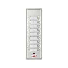 Audio 004851 18'li K Basic Serisi Yan Sıra Çift Butonlu Zil Paneli