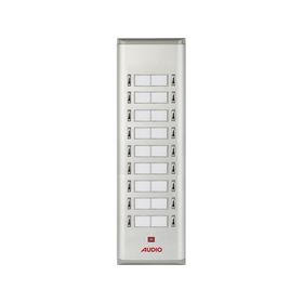 Audio 004851 18'li K Basic Serisi Yan Sıra Çift Butonlu Zil Paneli