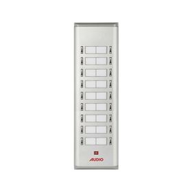 Audio 004851 18'li K Basic Serisi Yan Sıra Çift Butonlu Zil Paneli