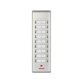 Audio 004851 18'li K Basic Serisi Yan Sıra Çift Butonlu Zil Paneli