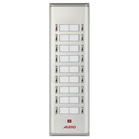 Audio 004851 18'li K Basic Serisi Yan Sıra Çift Butonlu Zil Paneli