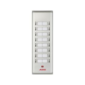 Audio 004853 16'lı U Basic Serisi Yan Sıra Çift Butonlu Zil Paneli