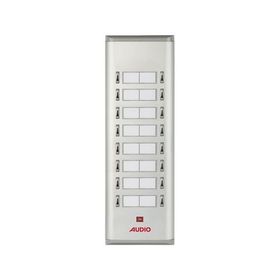 Audio 004853 16'lı U Basic Serisi Yan Sıra Çift Butonlu Zil Paneli
