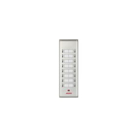Audio 004853 16'lı U Basic Serisi Yan Sıra Çift Butonlu Zil Paneli