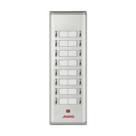 Audio 004853 16'lı U Basic Serisi Yan Sıra Çift Butonlu Zil Paneli