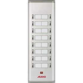 Audio 004853 16'lı U Basic Serisi Yan Sıra Çift Butonlu Zil Paneli