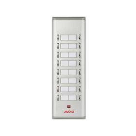 Audio 004853 16'lı U Basic Serisi Yan Sıra Çift Butonlu Zil Paneli