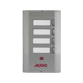 Audio 005233E 4'lü Konsept Serisi Yan Sıra Tek Butonlu Zil Paneli